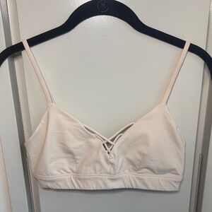 ALO Yoga Interlace Bra - Cream